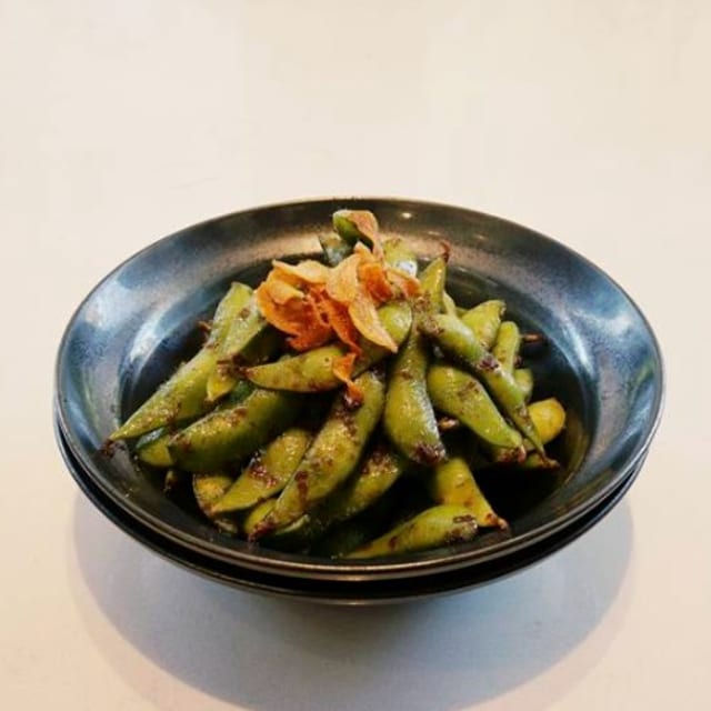 Garlic Soy Edamame.