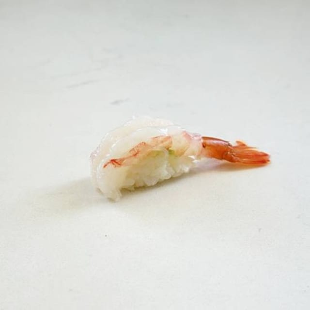 Sweet Shrimp Ama Ebi Sushi.