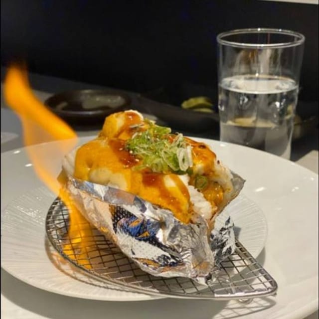Flaming Volcano Roll.